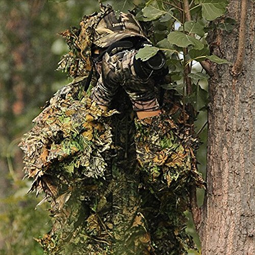 Amazon | サバゲー 戦闘服 ギリースーツ フード付 サバイバルゲーム 用